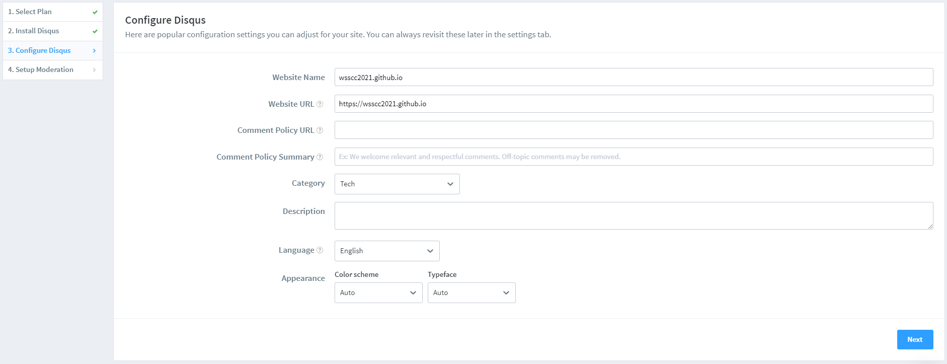 Disqus-CreateNewSite-5